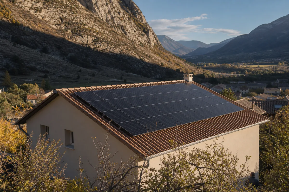 Panneau solaire Lettret : installation photovoltaïque